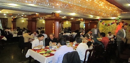 مراسم افطاری سال ۱۳۹۴